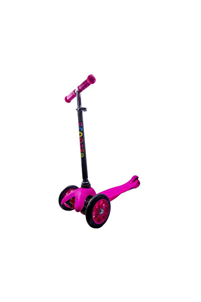 OEM Trotineta Roz cadru metal, suport plastic, 3 roti, 58 cm
