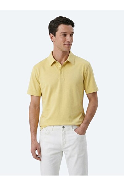 Kip Oil Green Plain Cotton Blend T-Shirt
