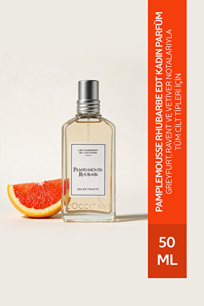L'Occitane Pamplemousse Rhubarbe Parfüm, EDT, Kadın, Vetiver, Ravent ve Greyf...