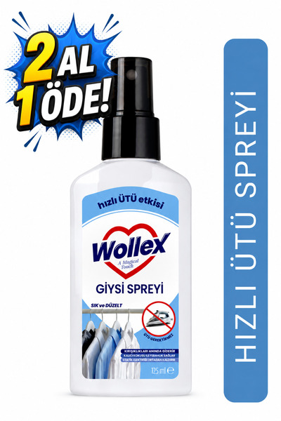 WOLLEX Giysi Spreyi Lilyum Hızlı Ütü Etkisi