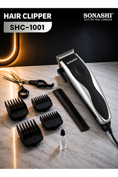 sonashi Hair Clipper with Precision Cutting Blade, Magnetic Motor for Perfect...