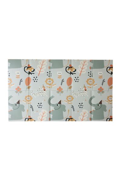 Coolmats Orman Şenliği Katlanabilir Oyun Matı 200x130 cm, BPA İçermez, Isı ve...
