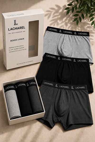 legends butik Pachet de 3 boxeri pentru bărbați din bumbac premium și lycra –...