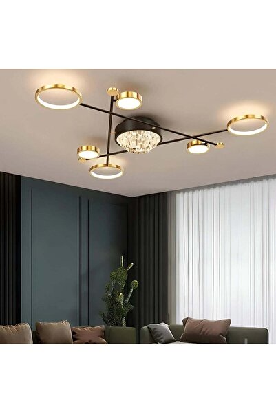 OEM LED полилей GUIDE с дистанционно управление и кристали, 38W, 6 елемента, ...