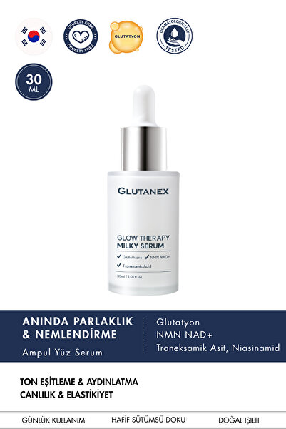 GLUTANEX سيروم مضاد للعيوب ومفتح للبشرة |   حمض الترانيكساميك، مع NMN، NAD+، ...