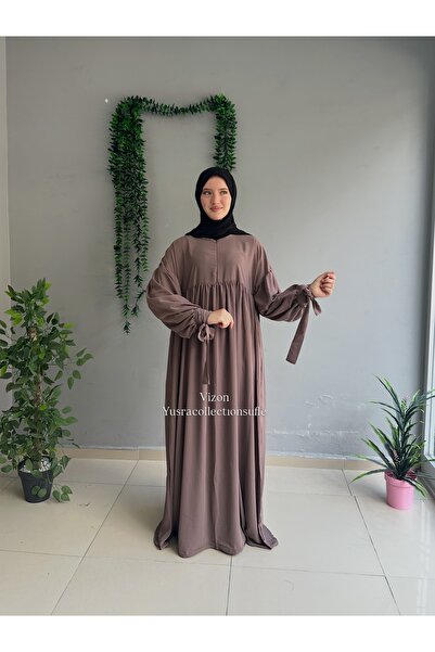 Yüsra Collection Φόρεμα με λουράκια Ferace Tesettür Liza