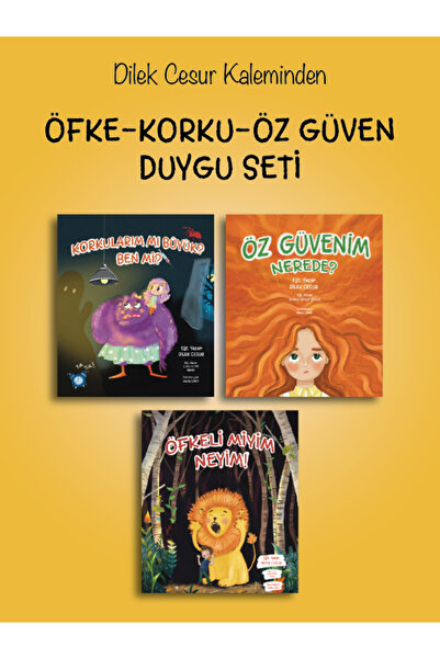 ENDA YAYINCILIK ÖFKE KORKU ÖZGÜVEN DUYGU EĞİTİMİ SETİ- DİLEK CESUR
