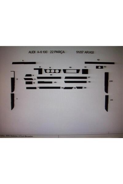 Demircioğlu Oto Aksesuar Marketi Audi a6 100 1997-2002 22-piece center consol...