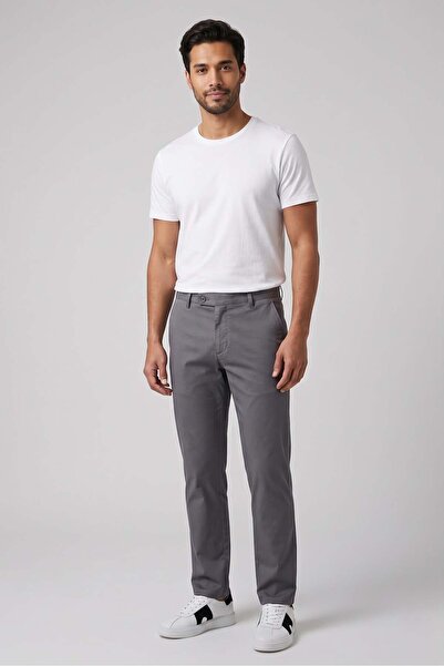 Uki ANTRASİT Slim Fit Chino Pantolon