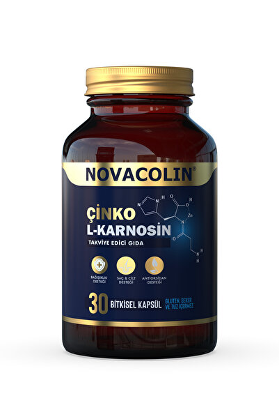 NOVACOLIN زنك إل-كارنوسين 67 ملغ 30 كبسولة نباتية