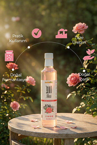 zadelife Gül Sirkesi 500 ml