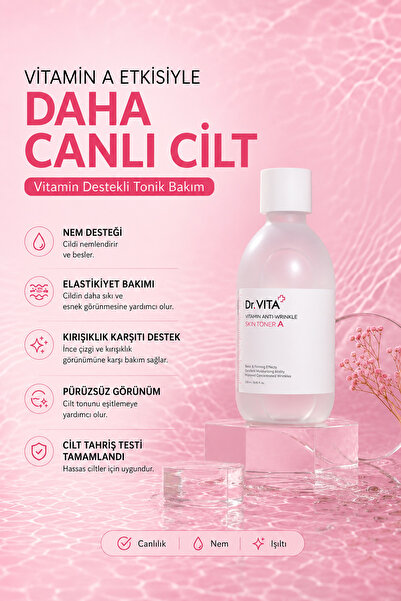 [DAYCELL] Dr.VITA⁺ Dr.VITA Vitamin Anti-Wrinkle Skin Toner A - Kırışıklık Karşıtı Tonik 250 ml