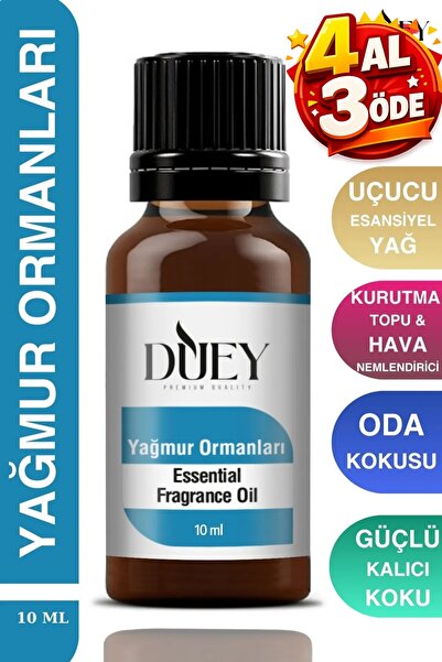 DUEY Hava Nemlendiriciler için Yağmur Ormanları Oda Kokusu Uçucu Yağ Buhurdan...