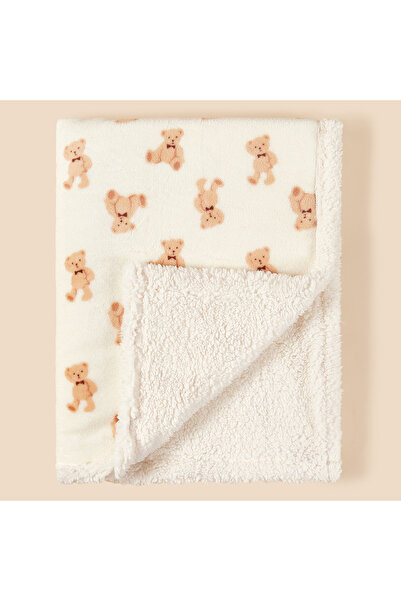 Choice7 75X100CM Beige bear Winter Baby Blanket Fleece Warm Quilt for Newborn...