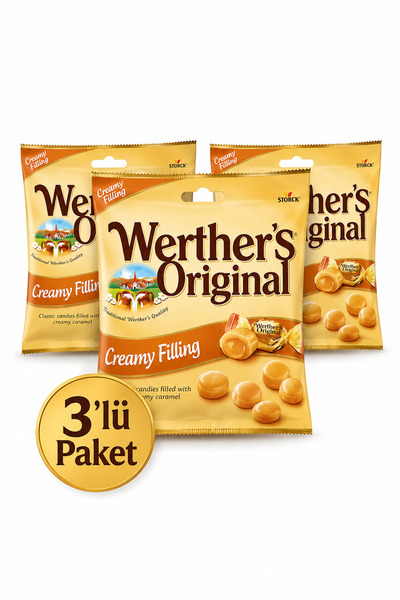 Werther's Original Creamy Filling hard caramels125g (3ADET)