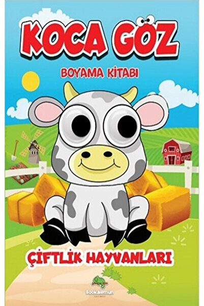bookalemun yayınevi كتاب تلوين حيوانات المزرعة ذو العين الكبيرة من Nessiworld
