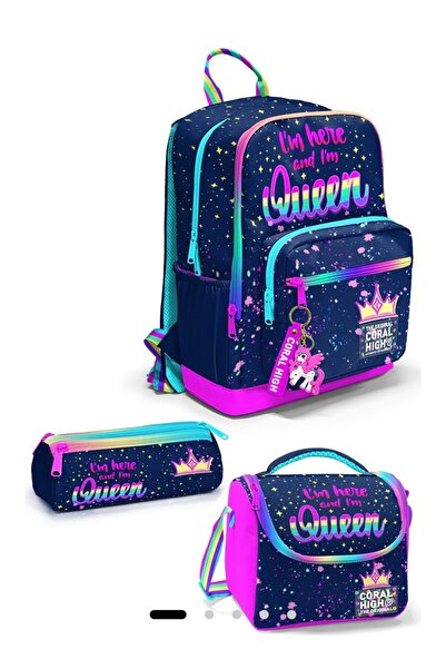Coral High Queen Kız Çocuk Okul Çantası Seti