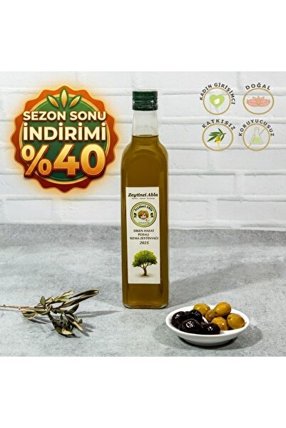 Zeytinci Abla Zeytinyağı Posalı Erken Hasat Naturel Sızma (2025 yeni) 500 ml