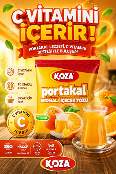 Koza Gurmelerin Seçimi Portakal Aromalı Oralet Muhteşem Lezzet Portakallı Pre...