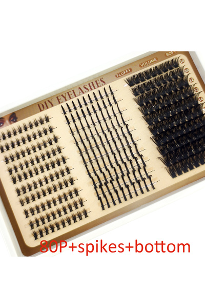 Choice3 MIX10-20mm 0.07mm D SD-2 30rows Lash Clusters DIY Spiky Cluster Lashe...