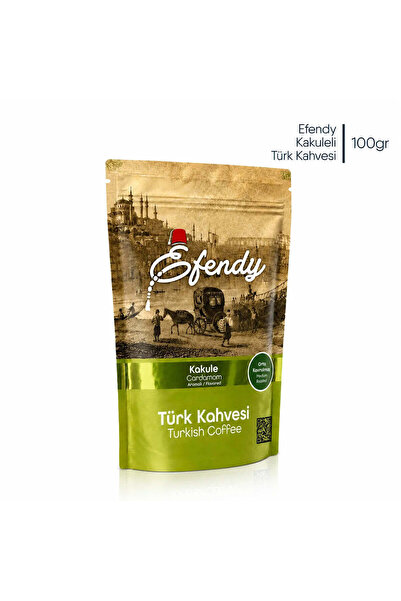 Shazel Efendy Geleneksel Kakuleli Türk Kahvesi - Doypack - 100 gr.