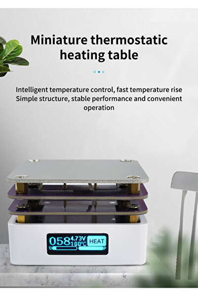 Choice WHITE G3061 PD65W Mini Hot Plate Digital Soldering Preheating Rework S...