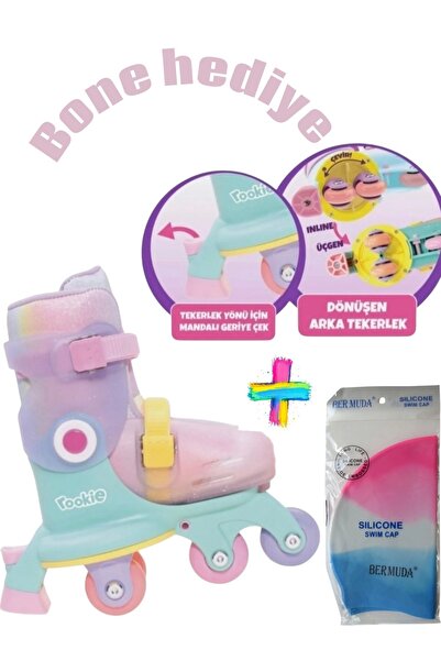 Generic Brand Rookie Adjustable Transforming 2 in 1 Twisty Roller Skates