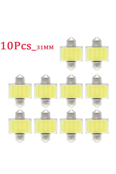 Choice7 Suitable for 12V car 10Pcs 31mm 10Pcs/Lot C5W LED Bulb Festoon 31/36/...