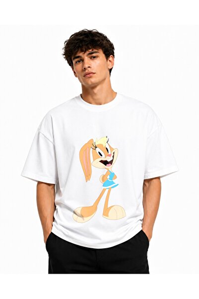 Inscriptie Tricou Unisex Bumbac Premium Casual " Happy Lola "