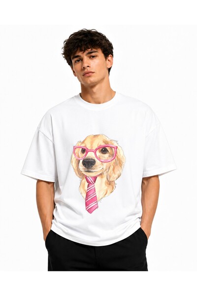 Inscriptie Ουνισέξ Βαμβακερό T-Shirt Υψηλής Ποιότητας  "Μπαντάνα Σκύλου "