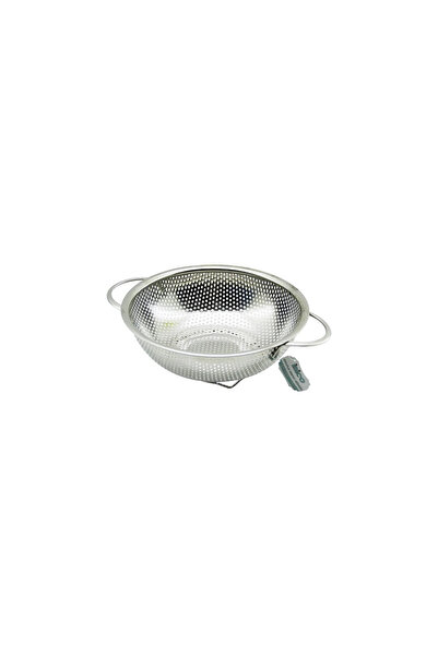 Go İthalat 19cm Metal Handled Steel Basket Strainer with Fine Wire Legs (5324)