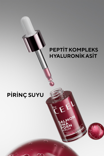 The Ceel Somon DNA PDRN Yüz Serumu – Pirinç Suyu, Hyaluronik Asit ve Peptit Kompleks 30 ML