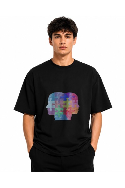 Inscriptie Ουνισέξ Βαμβακερό T-Shirt Υψηλής Ποιότητας  "Πέντε Νους ενός Διευθ...