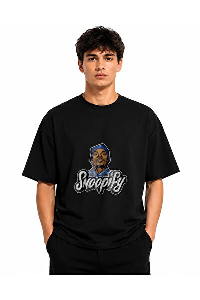 Inscriptie Tricou Unisex Bumbac Premium Casual " Snoop Dogg - SnoopiFy "