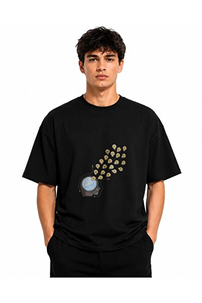 Inscriptie Ουνισέξ Βαμβακερό T-shirt Υψηλής Ποιότητας  "Ανθρώπινος Εγκέφαλος "