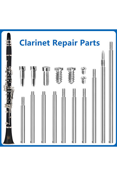 Choice 34Pcs Clarinet Repair Tool Kit Maintenance Parts Threaded Rod Screws C...