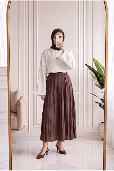 MİHRA STORE Mehshah bluza sa cvetnim uzorkom-SS13137 bela