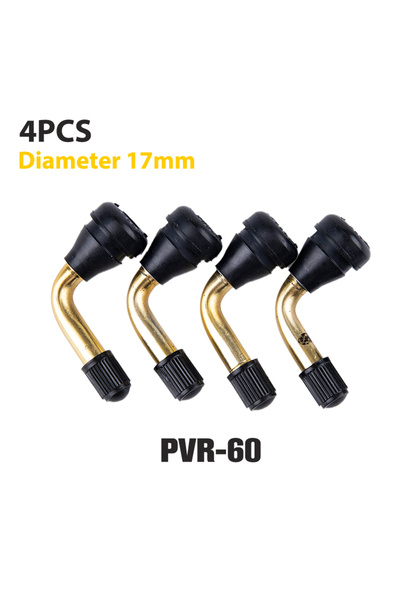 Choice3 PVR-60 4Pcs/set 90 Degrees Angle Valve For Tubeless Tires Nipple For ...
