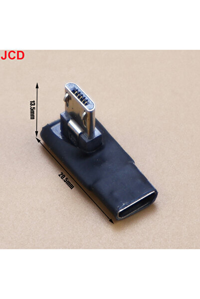 Choice3 محول بيانات USB بزاوية 90 درجة من JCD، قطعة واحدة، أنثى مايكرو 5pin ب...
