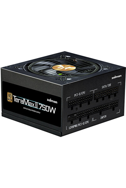 Zalman Sursa PC Zalman TeraMax II, 750 W, Full Modulara, Ventilator 120 mm (N...