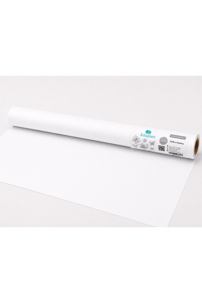 EDU Eduplan Poster Paper Roll 1218x15M white