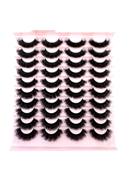Choice3 20pairs-ja44 HBZGTLAD 20 Pairs Natural Thick False Eyelashes Long Mak...