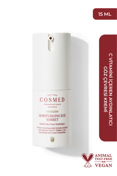 COSMED C Vitamini İçeren Aydınlatıcı Göz Çevresi Kremi/REVOLUTION MOISTURIZIN...