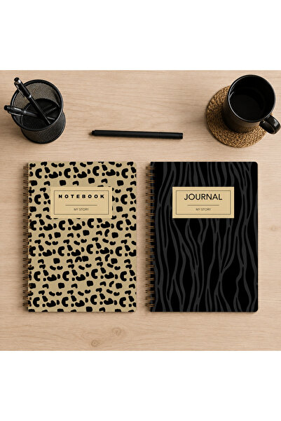 lin notebook 2'li Spiral Telli Defter Seti - A5 80 Yaprak Çizgili Telli Okul ...