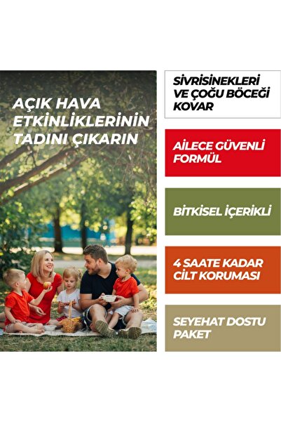 ProWipe Sivrisinek Kovucu Islak Mendil - Bitkisel İçerikli Sivrisinek ve Böce...