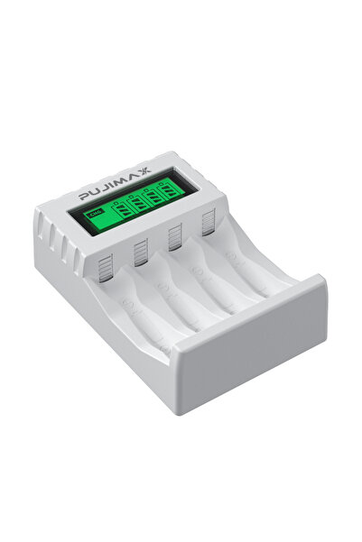 choice2 USB Micro 1.2V LCD-005 LCD-005 White PUJIAMX AA/AAA Rechargeable Batt...