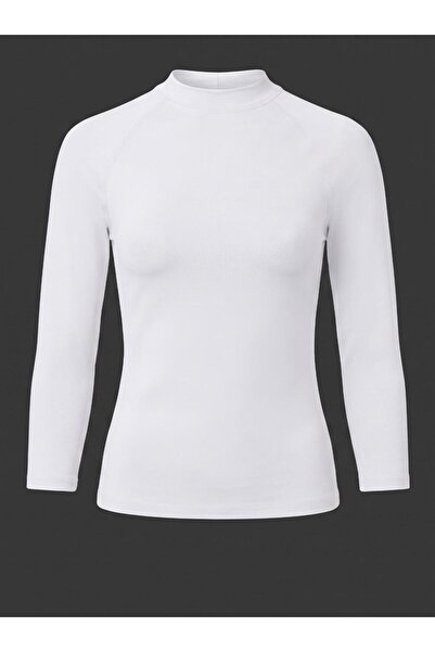 Donnita Women's Long Sleeve Swimwear Swimmer Top - Sun Uv Protective Rash Guard