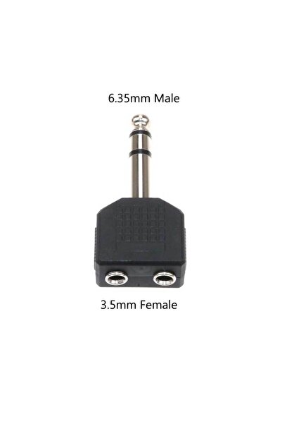 Choice 6.35-3.5mm Stereo YuXi 1/4" Mono / Stereo Audio Jack Plug Adapter 6.35...