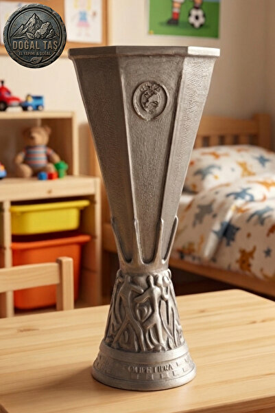 Craft3D Atölye %100 Beton Uefa Kupası 20 cm Ödül Biblo