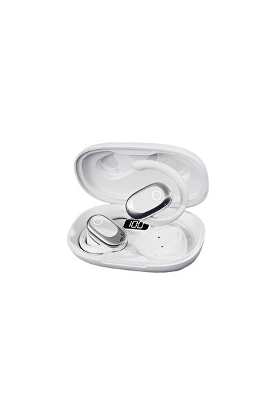 Choice1 White OWS Earphones Over-Ear Open-Ear Wireless Bluetooth 5.4 Headphon...